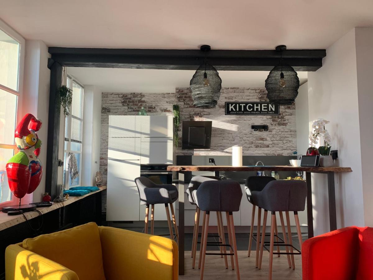 Appartement La Loge des Artistes à Honfleur Extérieur photo